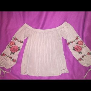 Off shoulder blouse